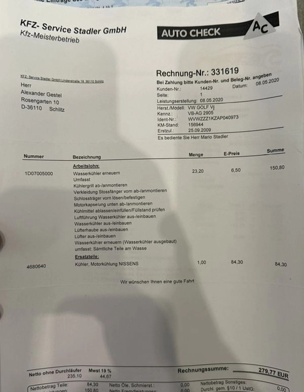 Volkswagen Golf cena 22900 przebieg: 202000, rok produkcji 2009 z Słupsk małe 781